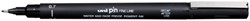 Fineliner Uni-ball Pin zwart