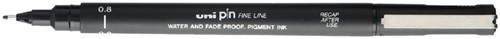 Fineliner Uni-ball Pin zwart