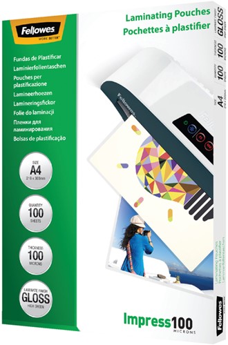 Lamineerhoes Fellowes A4 2x100micron 100stuks