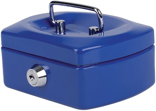 Geldkist Pavo met gleuf 125x95x60mm blauw-3