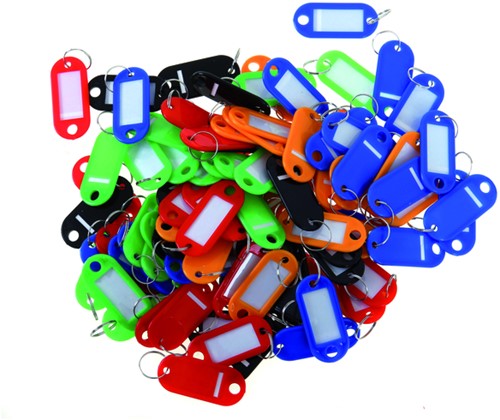 Sleutellabel Pavo kunststof assorti