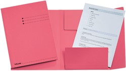 Dossiermap Esselte manilla 3klep folio roze