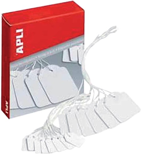 Label Apli karton nr392 36x53Mm wit 500stuks-2