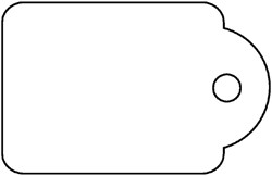 Label Apli karton nr389 18x29mm wit 1000stuks