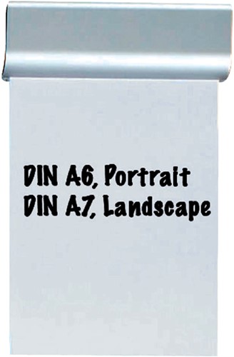Klemlijst MAUL 11.3x4cm aluminium zelfklevend-2