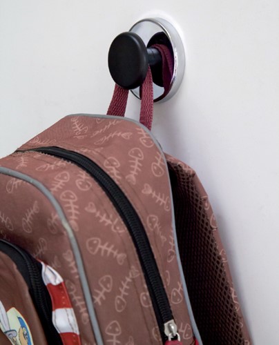 Magneet met knop MAUL 65mm trekkracht 12kg chroom/zwart-2