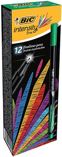 Fineliner Bic Intensity 0.4mm groen-3