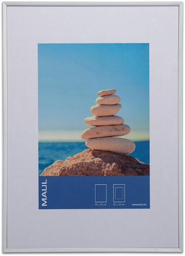 Fotolijst MAUL 30x40cm lijst zilverkleurig