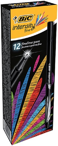 Fineliner Bic Intensity 0.4mm zwart-3