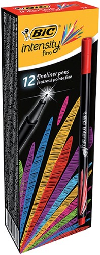Fineliner Bic Intensity 0.4mm rood-3