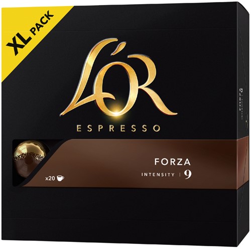 Koffiecups Douwe Egberts L'Or Espresso Forza 20 stuks-3