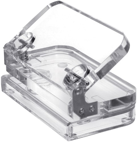 Perforator MAUL 2-gaats 8vel acryl transparant