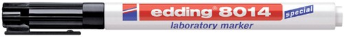 Viltstift edding 8014 laboratory ronde punt 1mm F zwart