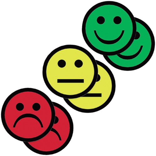 Magneet smiley 50mm emotie blij groen-2