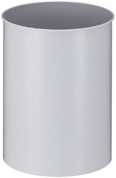 Papierbak Vepabins rond 15liter grijs