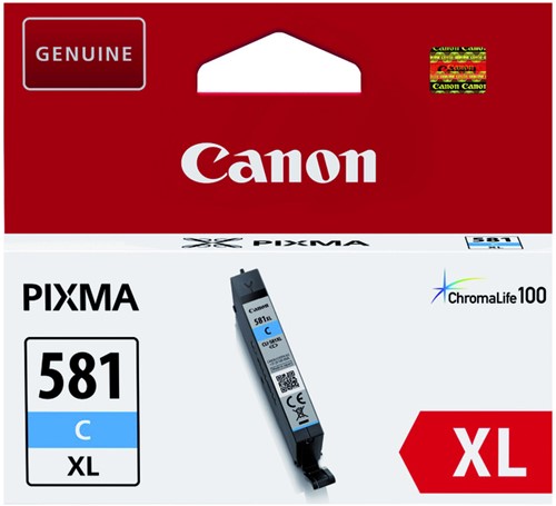 Inktcartridge Canon CLI-581XL blauw HC-2