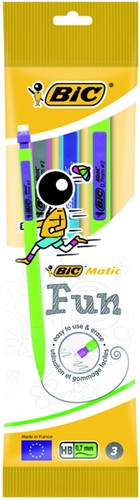 Drukpotlood Bic Matic Classic 0.7mm blister à 3st