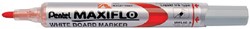 Viltstift Pentel MWL5 Maxiflo whiteboard rood 1mm