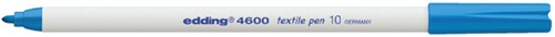 Viltstift edding 4600 textiel rond lichtblauw 1mm