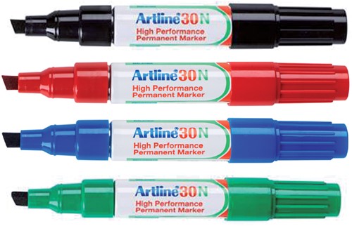 Viltstift Artline 30 schuin groen 2-5mm-2