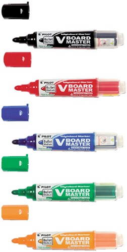 Viltstift PILOT Begreen whiteboard rond assorti 2.3mm 5stuks-3