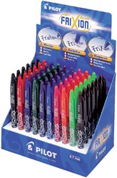Rollerpen PILOT Frixion BL-FR7 0.35mm assorti display 60 stuks
