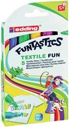 Viltstift edding 17 Fun textiel rond 2-3mm ass