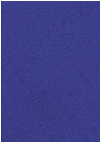 Voorblad Fellowes A4 lederlook royal blauw 25stuks-2