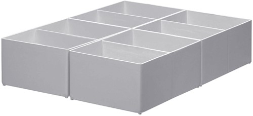 Inzetbak Jalema 70x122x168mm 2 vaks-3