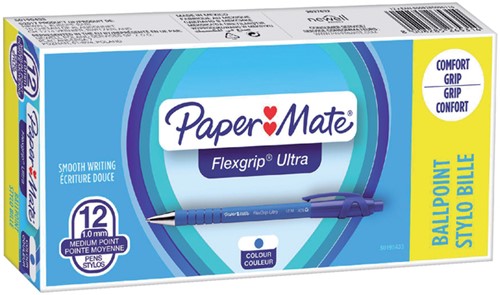 Balpen Paper Mate Flexgrip Ultra blauw medium-2