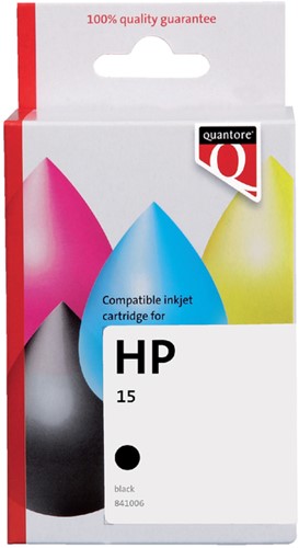 Inktcartridge Quantore HP C6615D 15 zwart