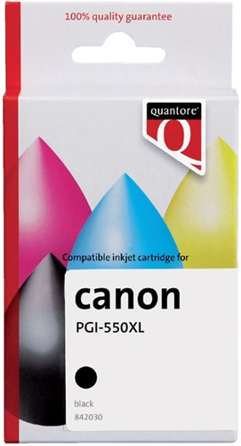 Inktcartridge Quantore Canon PGI-550XL zwart HC