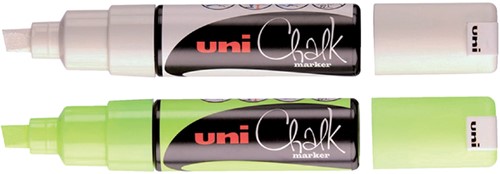 Krijtstift Uni-ball schuin wit-2
