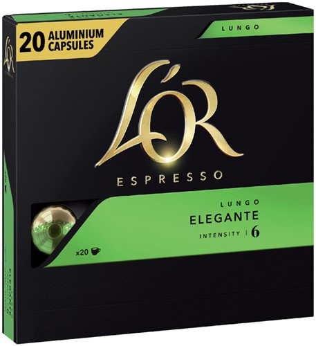 Koffiecups Douwe Egberts L'Or Espresso Elegante 20 stuks-3