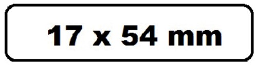 Labeletiket Quantore DK-11204 17x54mm wit-2