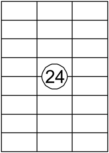 Etiket Avery DP247-100 70x37mm kopieren 2400stuks-2