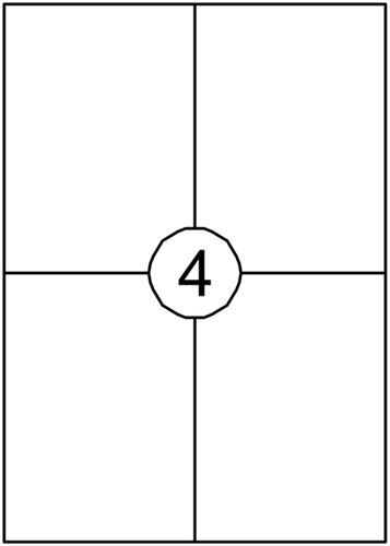 Etiket Avery DP004-100 105x149mm kopieren 400stuks-2