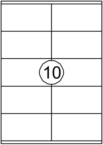 Etiket Avery DP010-100 105x58mm kopieren 1000Stuks-2
