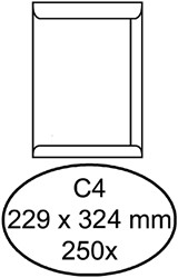 Envelop Quantore akte C4 229x324mm wit 250stuks