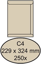 Envelop Quantore akte C4 229x324mm cremekraft 250stuks