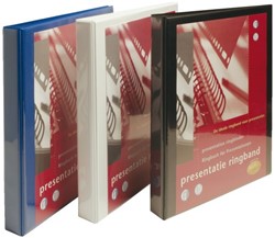 A4 23-ring binders with clear pocket