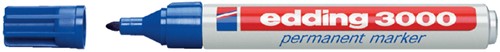 Viltstift edding 3000 rond blauw 1.5-3mm blister à 4st-2