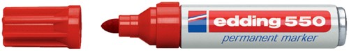 Viltstift edding 550 rond 3-4mm rood