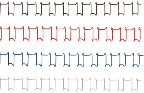 Draadrug GBC 9.5mm 34-rings A4 zwart 100 stuks-2
