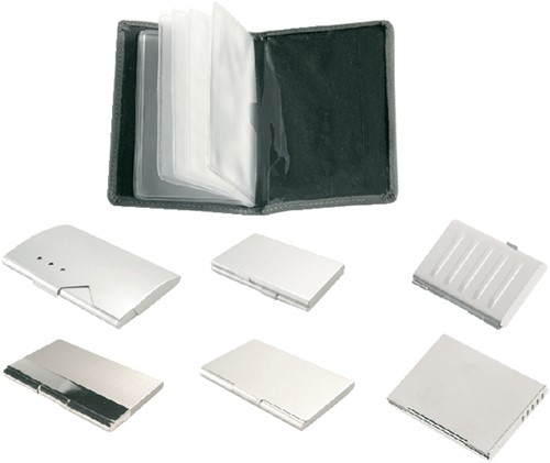 Visitekaartenhouder 2vaks mat aluminium-3