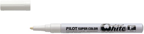 Viltstift PILOT Super SC-W-F lakmarker rond wit 1mm