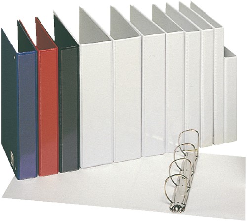 Presentatieringband Esselte Deluxe A4 4-rings D-mech 20mm rood-2