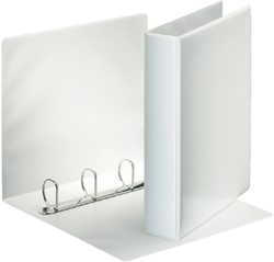 Presentatieringband Esselte Deluxe A4 4-rings D-mech 25mm wit