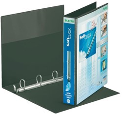 A4 4-ring binders with clear pocket