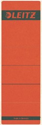 Rugetiket Leitz breed/kort 62x192mm zelfklevend rood